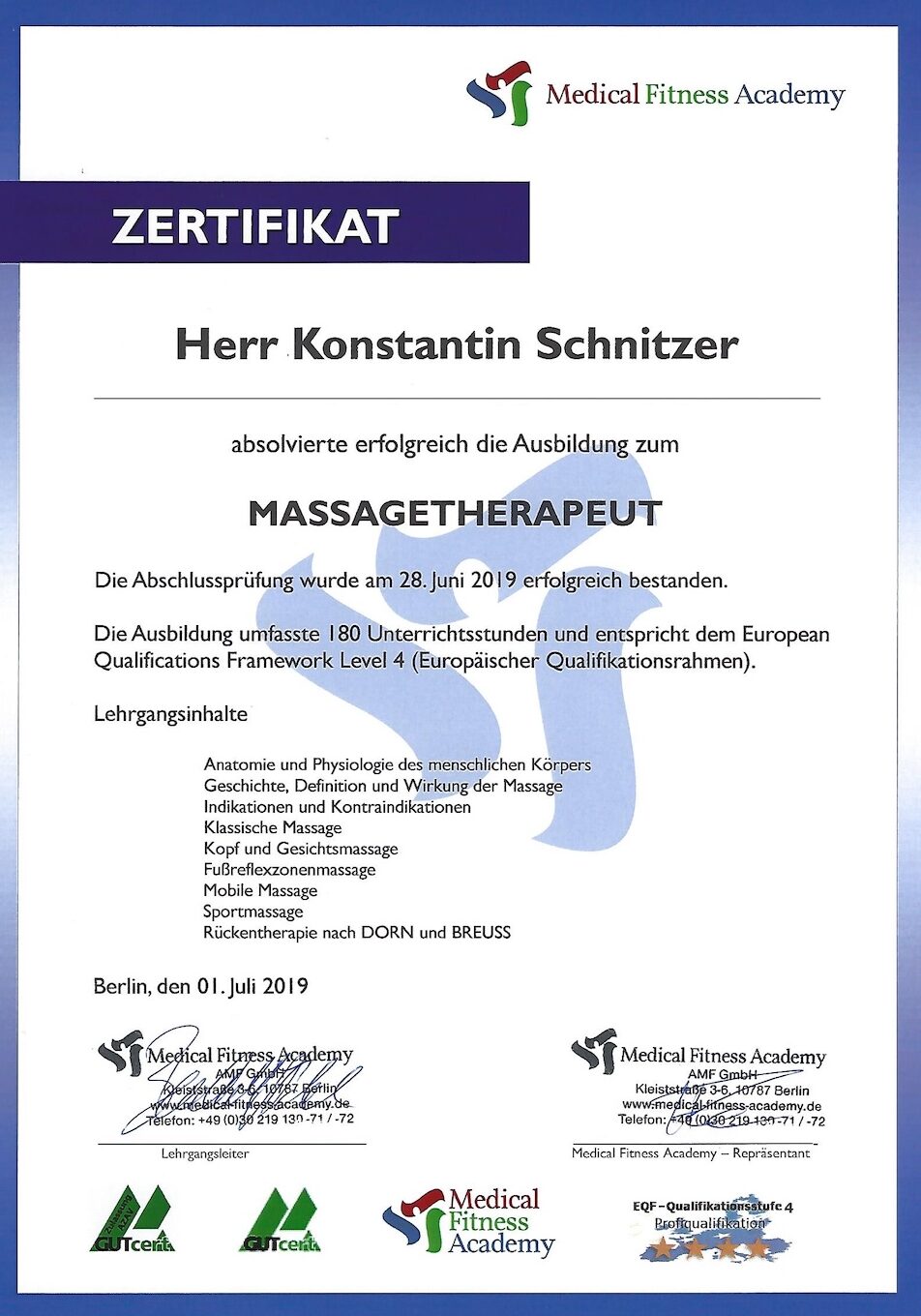 certificate-massagetherapeut